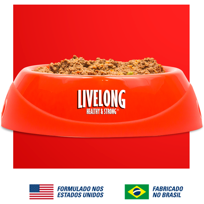 Alimento Natural Livelong Sabor Cordeiro para Cães