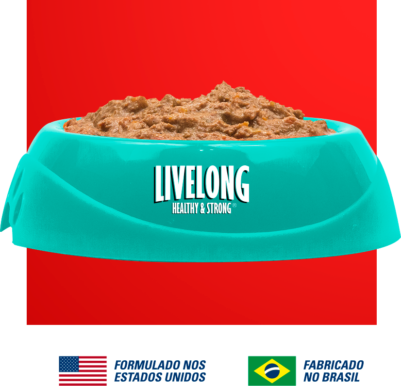 Alimento Natural Livelong Delícias de Carne para Gatos - 150 g