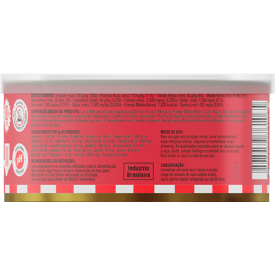 Alimento Natural Livelong Sabor Delícias de Carne para Gatos