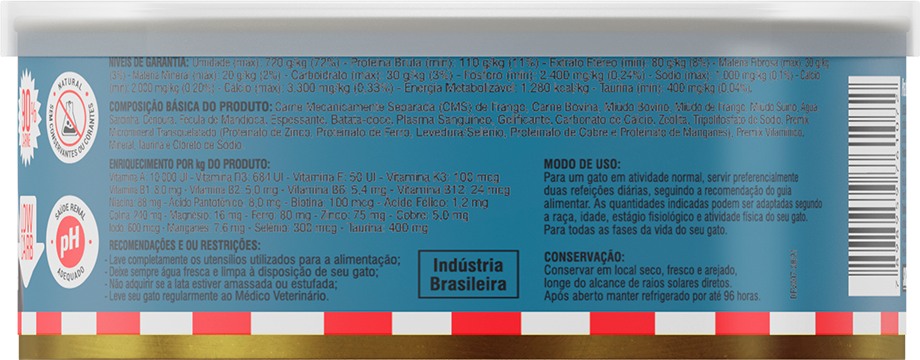 Alimento Natural Livelong Delícias do Mar para Gatos - 150 g