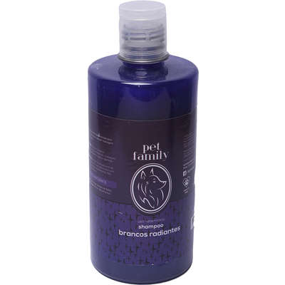 Shampoo Pet Family Brancos Radiantes para Cães e Gatos
