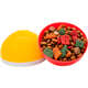Brinquedo Amicus Crazy Ball Vermelho e Amarelo para Cães e Gatos