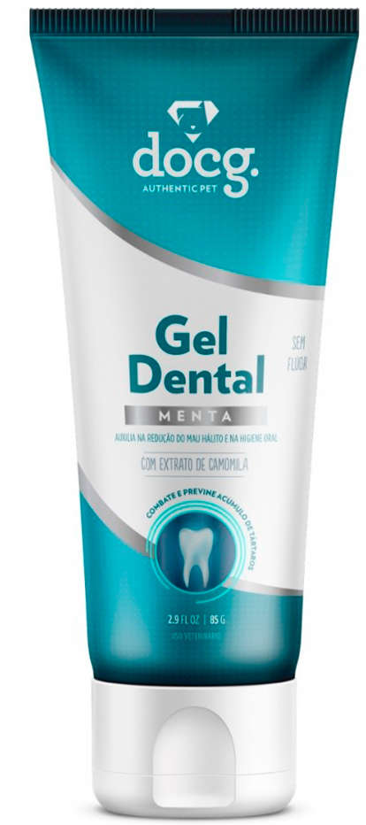 Gel Dental docg. Menta para Cães e Gatos - 85 g