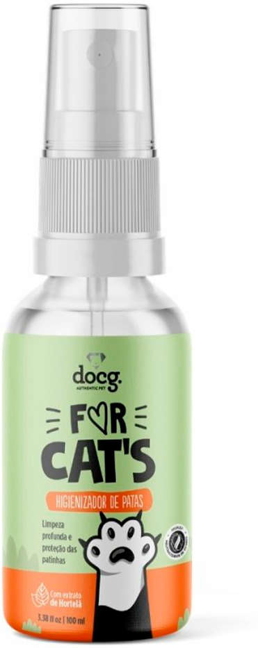 Higienizador de Patas docg. For Cat's para Gatos - 100 mL