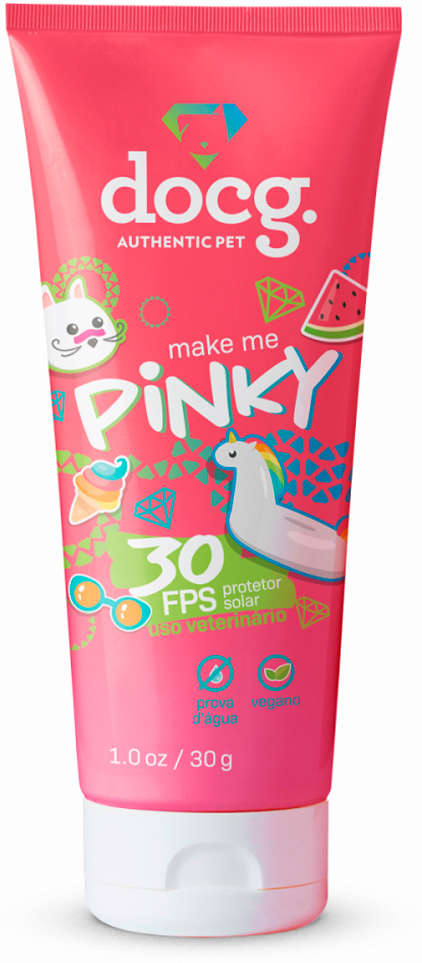 Protetor Solar docg. Make Me Pinky para Cães e Gatos - 30 g