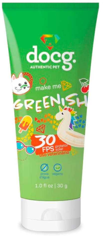 Protetor Solar docg. Make Me Greenish para Cães e Gatos - 30 g