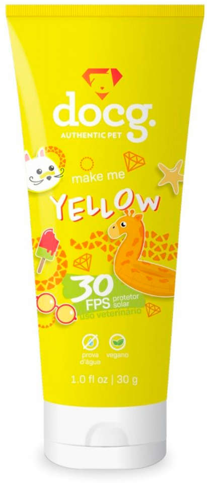 Protetor Solar docg. Make Me Yellow para Cães e Gatos - 30 g