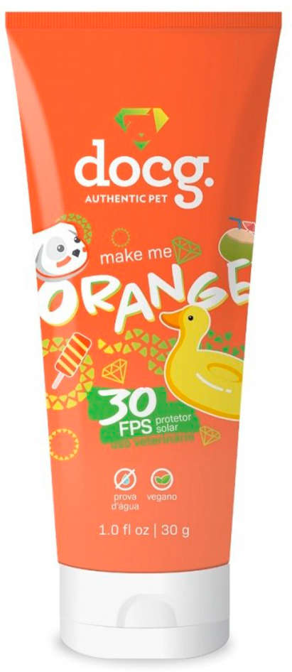 Protetor Solar docg. Make Me Orange para Cães e Gatos - 30 g