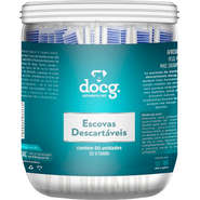 Escova de Dentes docg. Descartáveis para Cães e Gatos - 50 Unidades