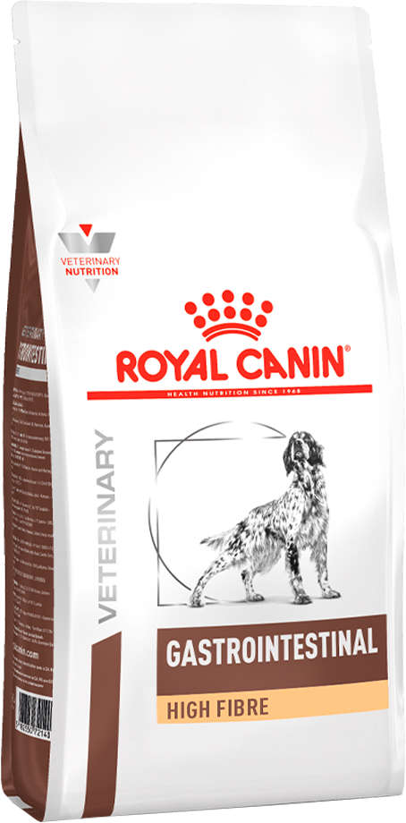 Ração Royal Canin Canine Veterinary Diet Gastro Intestinal High Fibre para Cães Adultos - 2Kg
