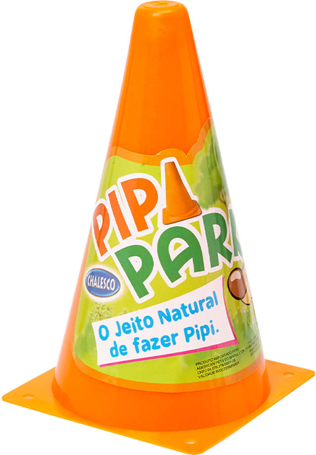 Postinho Chalesco Pipi Park Educador Sanitário Laranja - Tam. Único