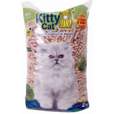 Granulado Higiênico de Madeira Kitty Cat