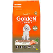 Ração Seca PremieR Pet Golden Formula Mini Bits Salmão e Arroz para Cães Adultos de Raças Pequenas