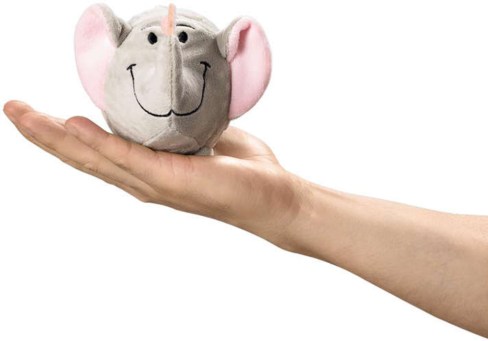 Brinquedo Pelúcia Amiguinhos Bolinha Plush Elefante para Cães - Tam. Único