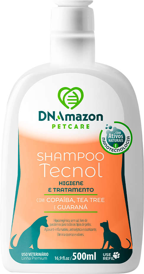 Shampoo DNAmazon Tecnol para Cães e Gatos - 500 mL