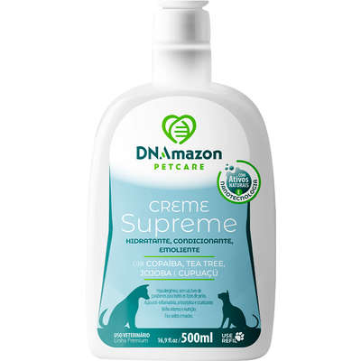 Creme Condicionador DNAmazon Supreme para Cães e Gatos