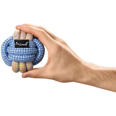 Brinquedo Bolinha de Corda Azul para Cães