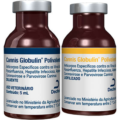 Soro Hiperimune Dechra Cannis Globulin Polivante para Cães