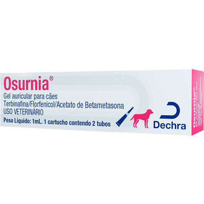 Gel Auricular Dechra Osurnia para Cães