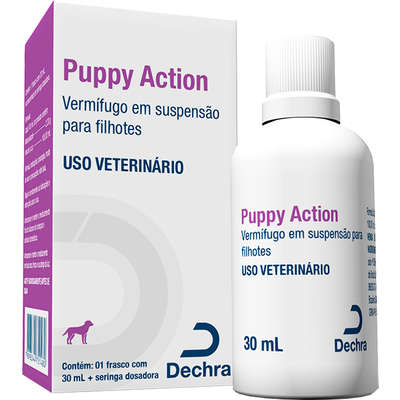 Vermífugo Dechra Puppy Action para Cães Filhotes