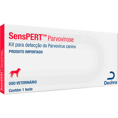 Teste Rápido Dechra SensPERT Parvovirose para Cães