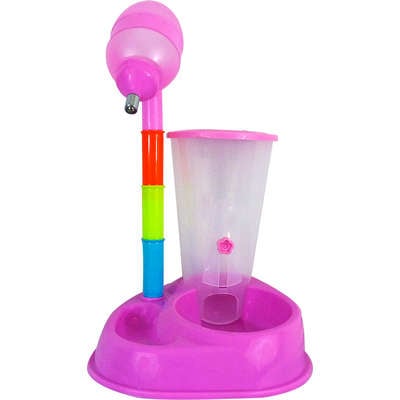 Comedouro e Bebedouro Bilha Rosa