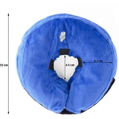 Colar Inflável Recuperação Azul