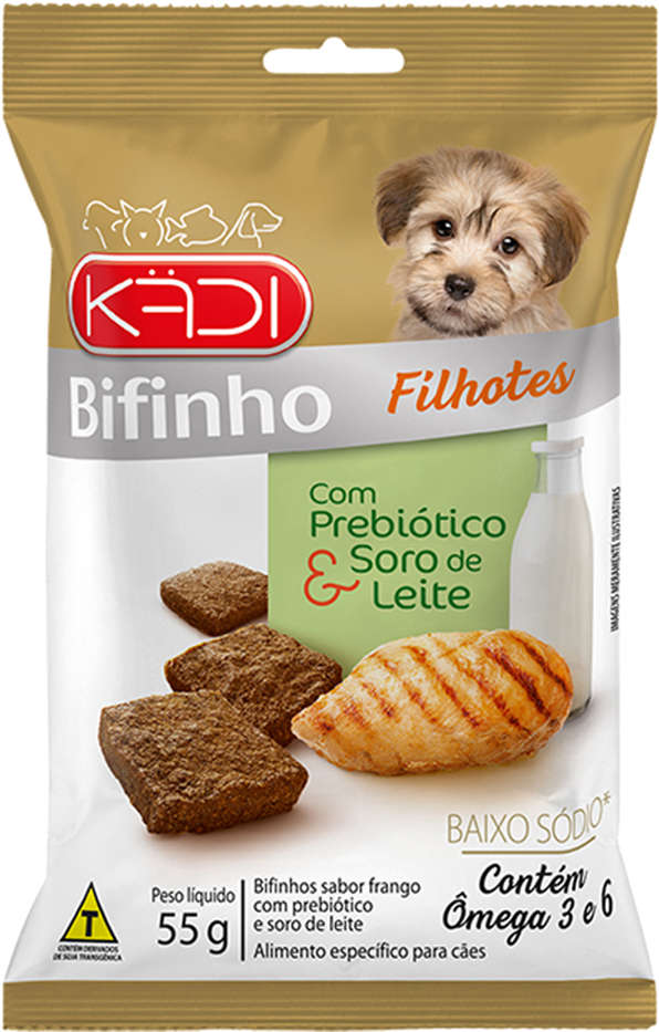 Bifinho 8in1 para Cães Filhotes Sabor Frango - 55g