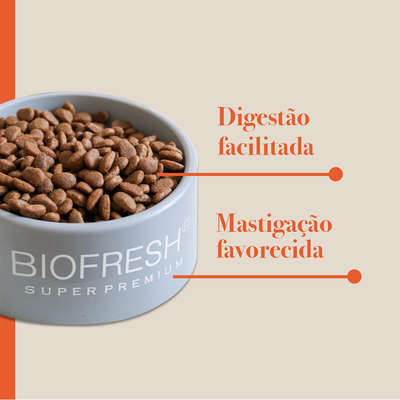 Ração Seca Biofresh Mix de Carne, Frutas, Legumes e Ervas Frescas Light Cães de Raças Pequenas e Minis
