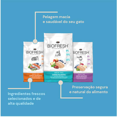 Ração Hercosul Biofresh para Gatos Filhotes