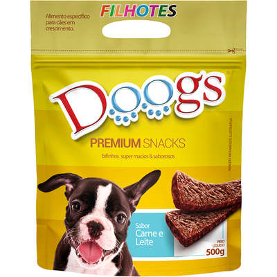 Bifinho Doogs Carne e Leite para Cães