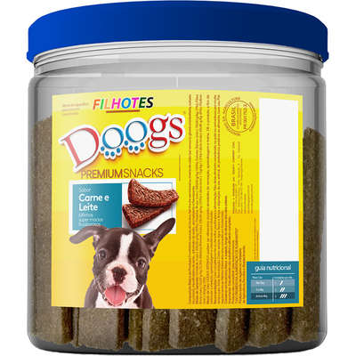 Bifinho em Pote Doogs Carne e Leite para Cães
