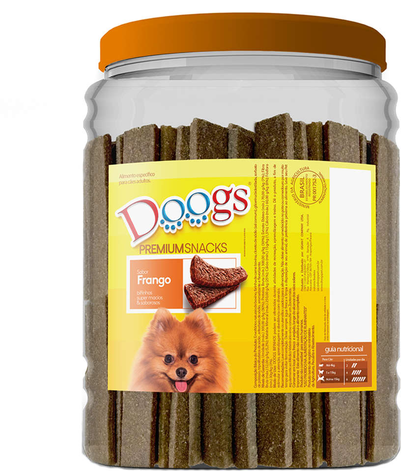 Bifinho Doogs Premium para Cães Adultos Sabor Frango - 2,5Kg