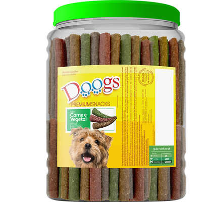 Bifinho em Pote Doogs Palito Carne e Vegetais para Cães
