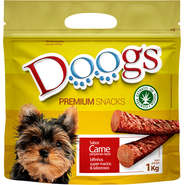 Bifinho Doogs Premium para Cães Adultos Porte Pequeno Sabor Carne - 1Kg