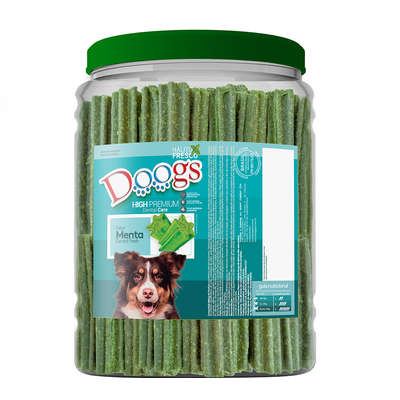 Petisco em Pote Doogs Dental Care Menta para Cães