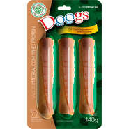Petisco Doogs Super Premium para Cães Adultos Sabor Integral com Whey Protein - 140g