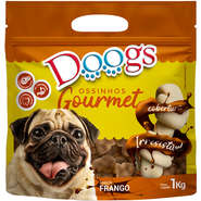 Osso Doogs Gourmet para Cães Adultos Porte Médio Sabor Frango - 1Kg