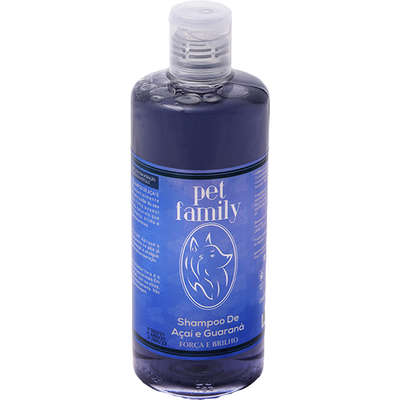 Shampoo Pet Family Açai com Guaraná para Cães e Gatos