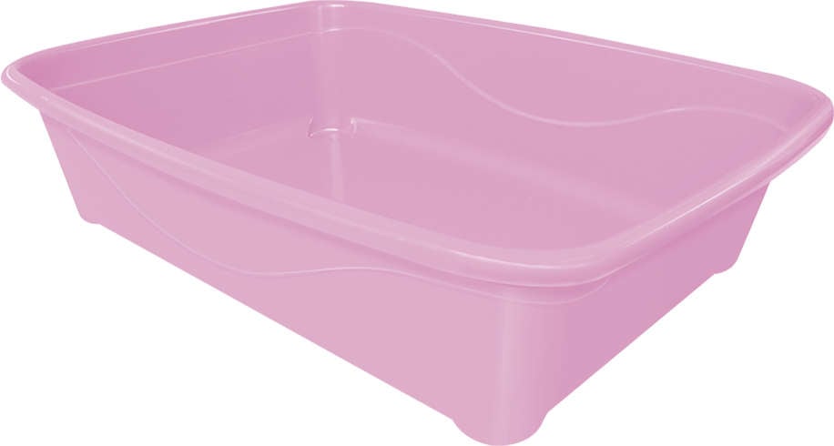 Bandeja Higiênica Furacão Pet Classic Rosa para Gatos - Tam. Único