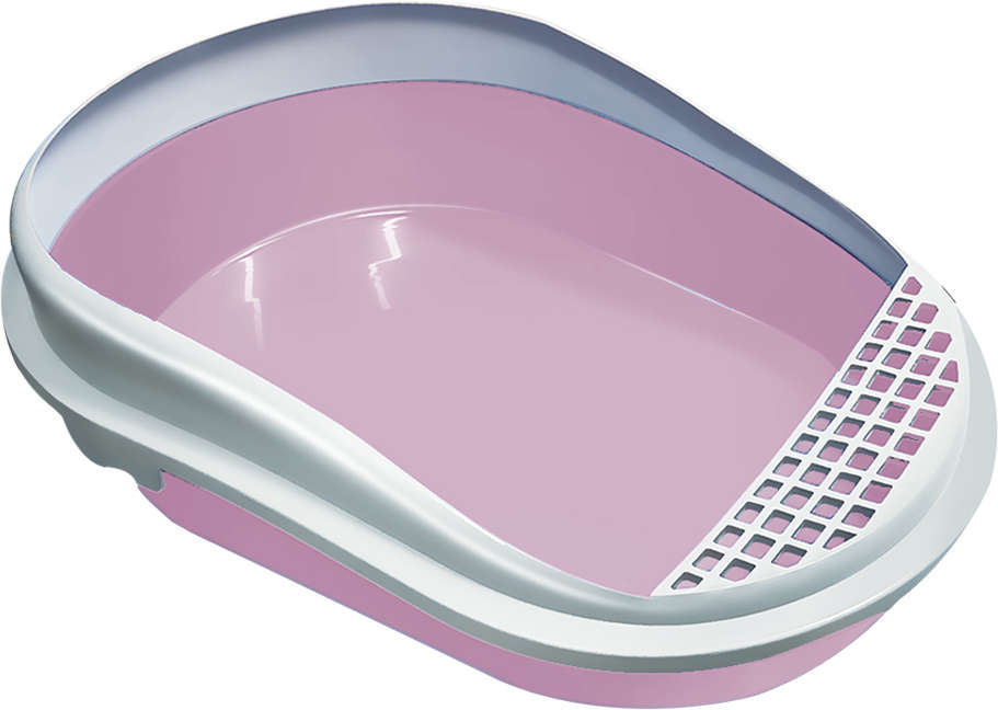 Banheira Furacão Pet Smart com Arco para Gatos - Rosa