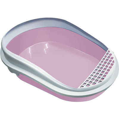 Banheira Furacão Pet Smart com Arco Rosa para Gatos