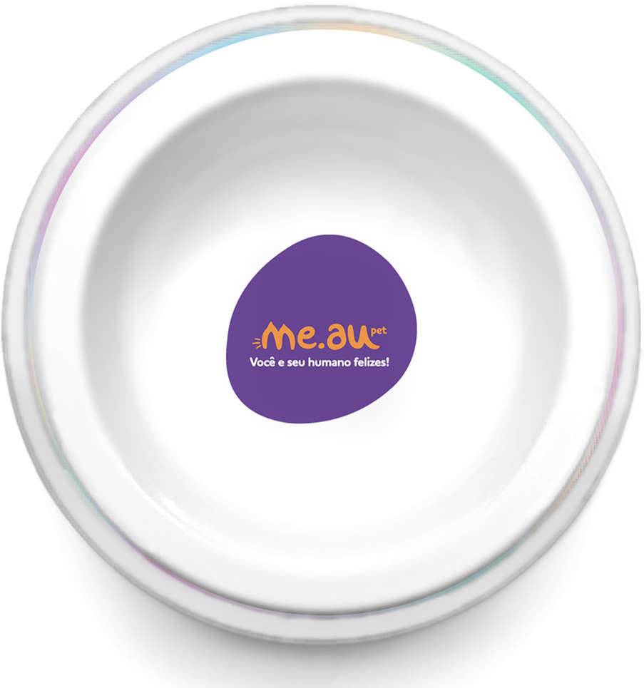 Comedouro Meau Bolinhas - 630 mL
