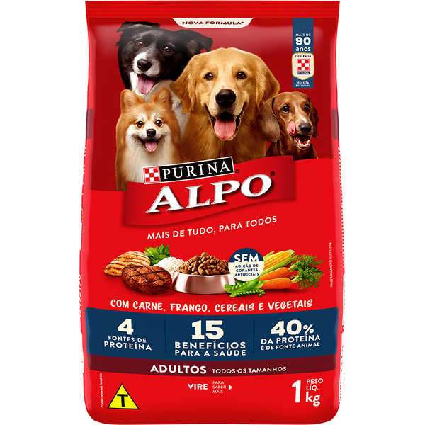 Ração Seca Nestlé Purina Alpo Carne, Frango, Cereais e Vegetais para Cães Adultos é ruim? Ração Seca Nestlé Purina Alpo Carne, Frango, Cereais e Vegetais para Cães Adultos é boa?