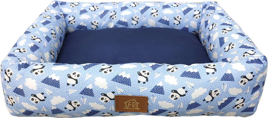 Cama Panda Azul - Tam. G