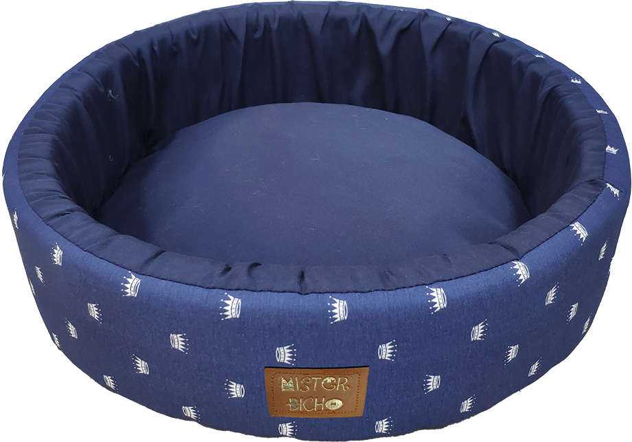 Cama Redonda Royals Azul - Tam. P