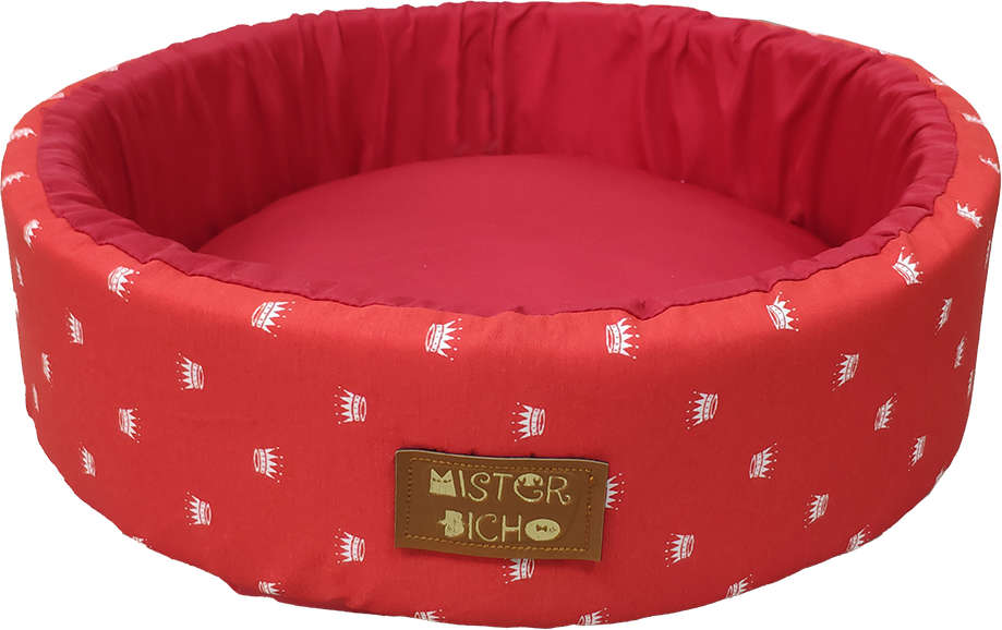Cama Redonda Royals Vermelha - Tam. P