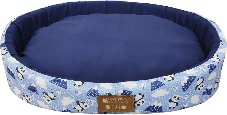Cama Europa Panda Azul - Tam. GG