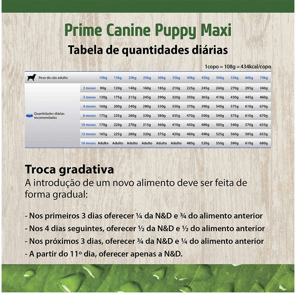 Ração Farmina N&D Prime Frango e Romã Cães Filhotes Raças Grandes - 10,1Kg