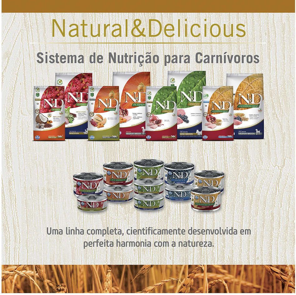 Ração Farmina N&D Ancestral Grain Frango Cães Filhotes Raças Grandes - 10,1Kg